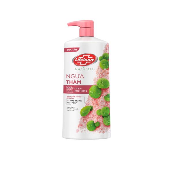 Lifebuoy Sữa Tắm Cica & Muối Hồng 800g