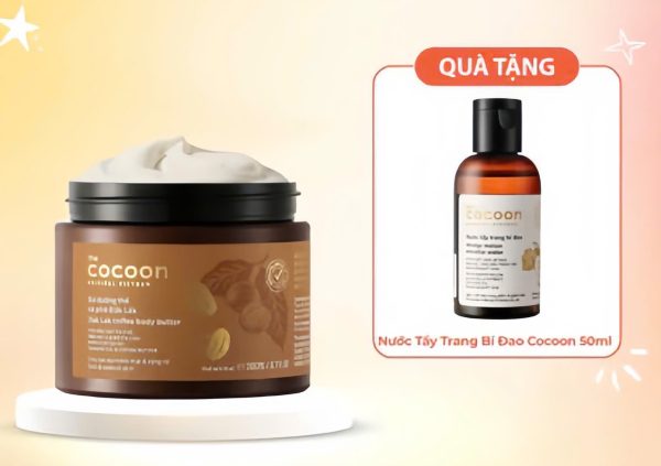 Bơ Dưỡng Thể Cà Phê Đắk Lắk Coffee Body Butter Cocoon 200ml AB Beauty World