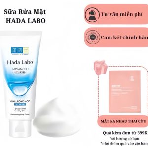 Sữa Rửa Mặt Dưỡng Ẩm Hada Labo Advanced Nourish Cream Cleanser