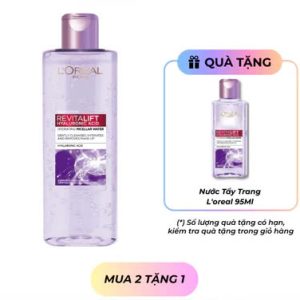 Loreal Nước Tẩy Trang Revitalift Hyaluronic Acid Hydrating Micellar Water 400ml